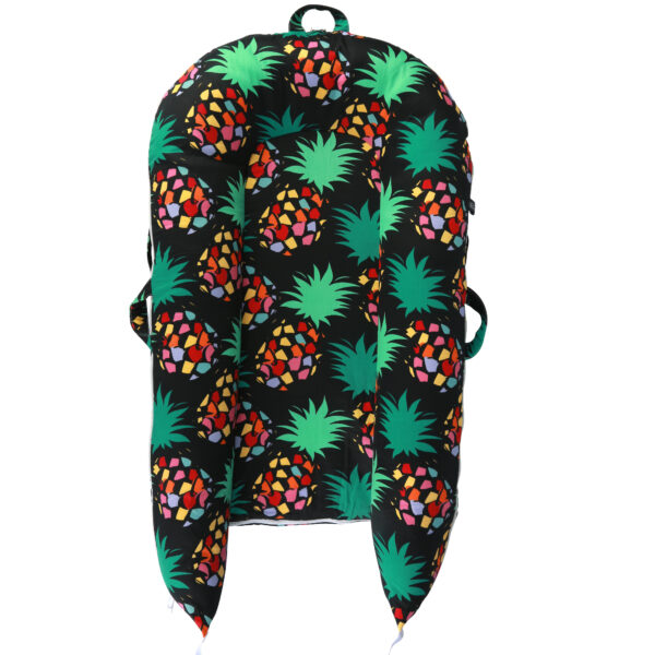 Newborn Lounger Cover for DockATot Deluxe | 100% Cotton Baby Lounger Extra Cover | Hypoallergenic Infant Baby Nest Replacement Cover for DockATot Docks Deluxe+ Colorful Pineapple(Cover Only)