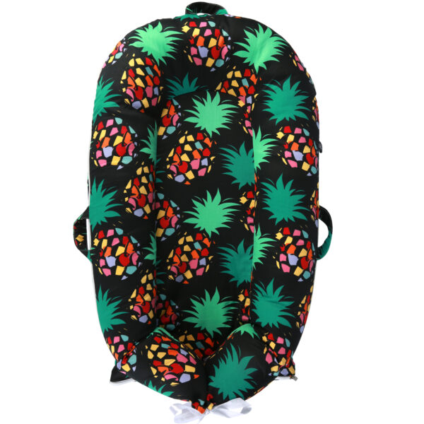 Newborn Lounger Cover for DockATot Deluxe | 100% Cotton Baby Lounger Extra Cover | Hypoallergenic Infant Baby Nest Replacement Cover for DockATot Docks Deluxe+ Colorful Pineapple(Cover Only)